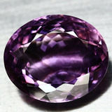 Gema Amatista Real Natural Vvs Color Morado Corte Ovalado 14.67 Quilate Piedra Suelta Brazil Joyeria Inversion Ringking