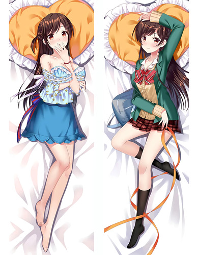 Dakimakura Kanojo Okarashimasu 2 Lados  Solo Funda 24x70