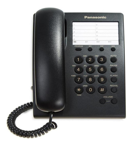Telefono Panasonic Alambrico Kx-ts500 Negro