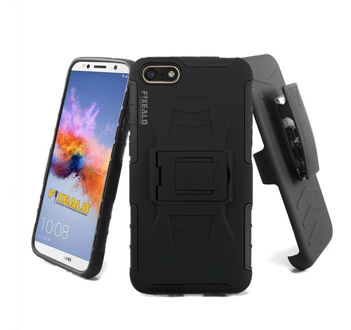 Funda Huawei Honor Rudo Con Clip Protector Extra Resistente