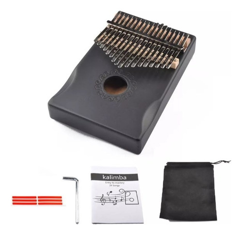 17 Teclas Kalimba Instrumento Musical ,madera Piano De Mano