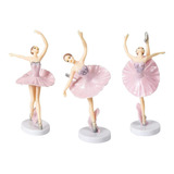 3 Piezas Bailarina Pastel Topper Pastel Selecciones Figuras