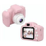 Cámara De Fotografía Digital Para Niños X2, Rosa