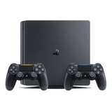 Sony Playstation 4 Slim 500gb Standard 2 Controles + 4 Jogos