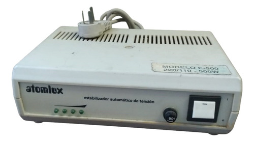 Estabilizador Atomlux E500 220/110 500w Garantía 1 Año