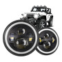 Faros Led Redondos De 7 Pulgadas Para Jeep Liberty Pair 2003