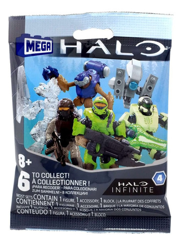 Mega Construx Sobre De Halo Infinite Con 1 Figura Serie 4