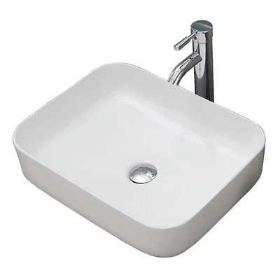 Esatto® Kit Burk Paquete Ovalin Lavabo Llave Cespol Acabado Brillante Color Blanco | Meses sin interés