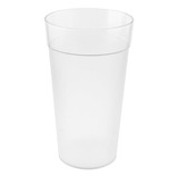 Vaso Plastico Duro Irrompible Esmerilado Bar 750cc. X 24 U.