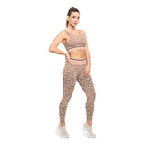 Conjunto Sport Leopardo Calza 10195 + Top 10198 Cocot