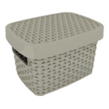 Cesta De Rattan Para Ropa Con Tapa 