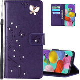 Funda Cartera Para Samsung Galaxy Note 9 Morado Obscuro Pu P