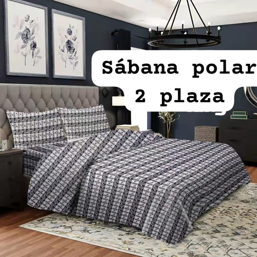 Juego De Sabanas Polar 2 Plazas Con Diseños