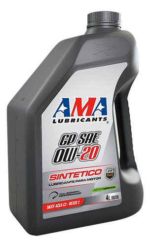 Lubricante Ama Gp Sintetico 0w20 X 4l