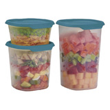 Tupperware Set 3 Recipientes Modulares Fresh Sello Hermetico