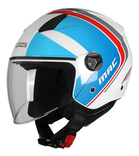 Casco Moto Abierto Mac Beat Cyrus Visor Simple