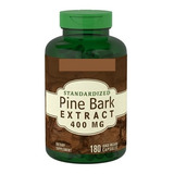 Pine Bark Extract 400 Mg 180 Cáps Ultra Potente Mega Envase