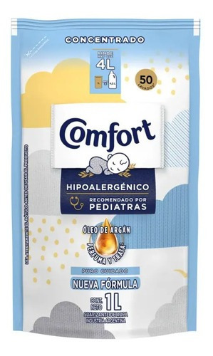 Comfort Suavizante Concentrado Puro Cuidado Doypack 1lt