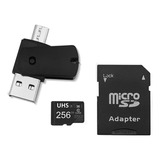 Cartão De Memória 4x1 Adaptador Dual Drive 256gb Multi Mc154