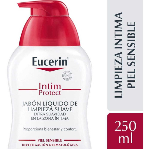 Jabón Líquido Eucerin Intim Protect De Limpieza Suave 250 Ml