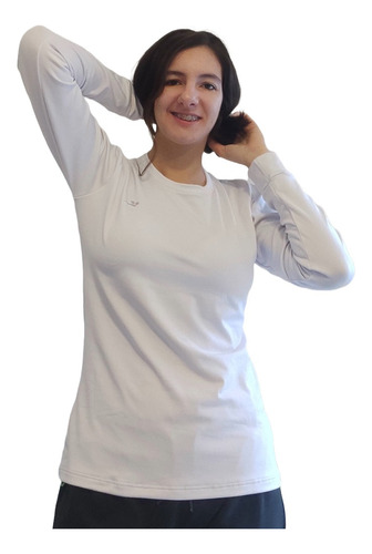 Remera Térmica Mujer Manga Larga Frisada Camiseta Termica