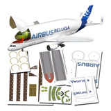 Airbus Beluga  A300-600st Interior De Carga Papercraft