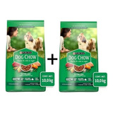  Croquetas Para Perro Dog Chow Hogareño 2 Paq De 10kg C/u 