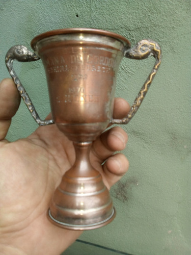 Antigua Copa Trofeo Semana De Cordoba Esgrima Florete 1970