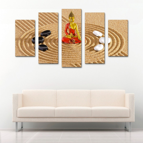 Cuadros Decorativos Buda Zen Chakras 150x80 Modernos Salas