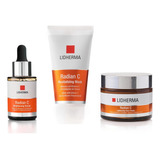 Kit Radian C Serum + Crema + Mascara Lidherma Vitamina C