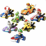 Hot Wheels Super Mario Kart Set 7 Carritos Mattel Nuevo