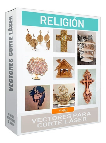 Pack Vectores Corte Láser Religión Archivos Digitales Diseño