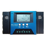 Controlador De Carga Solar 40/50/60/100a Mppt Com Lcd
