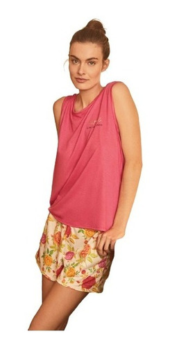 Pijama Mujer Musculosa Con Short Madriski Sweet Lady 2618-23