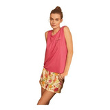 Pijama Mujer Musculosa Con Short Madriski Sweet Lady 2618-23