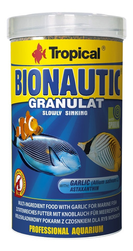 Alimento Comida Para Peces Marinos Bionautic Granulat 275g