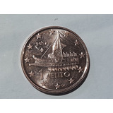 Moneda Grecia 1 Cent De Euro 2019 Barco(x666.