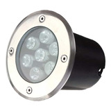 Foco Led Piso 7w Embutido Exterior Luz Cálida/fría - Sumatel