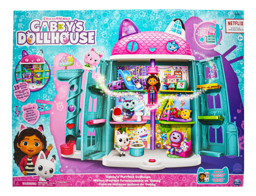 Gabbys Dollhouse Casa De Muñecas Gatuna Playset Spin Master