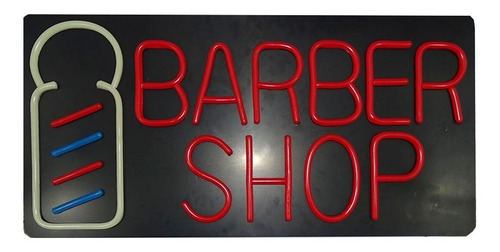 Aviso Led Tipo Neon Barber Shop Moblihouse