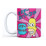 Pocillo Homero Simpson Anuncio Jap Taza Mug 11 Oz Mr Chispa