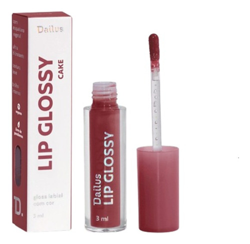 Lip Glossy Dailus -gloss Labial Com Cor 3ml