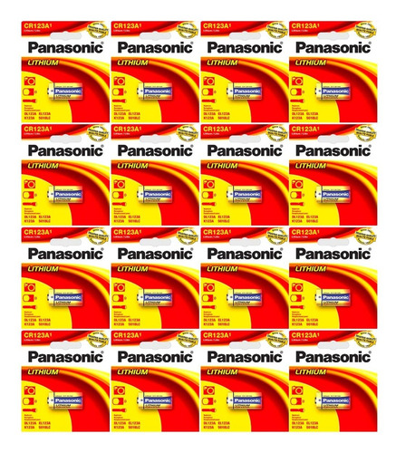 Cr123 Panasonic Cr123a No Recargable Litio 3v - 16 Piezas