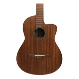 Guitarra Clásica Bamboo 39 Pulgadas Natural Caoba Con Funda