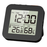 Reloj De Baño Digital Temporizador De Ducha Con Negro