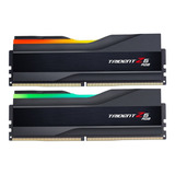 Memoria Ram Trident Z5 Rgb Gamer Color Negro 64gb 2 G.skill F5-6400j3239g32gx2-tz5rk