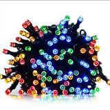 Guirnalda Luces Solares Navidad Decoración 30metros 300 Led Color De Las Luces Multicolor