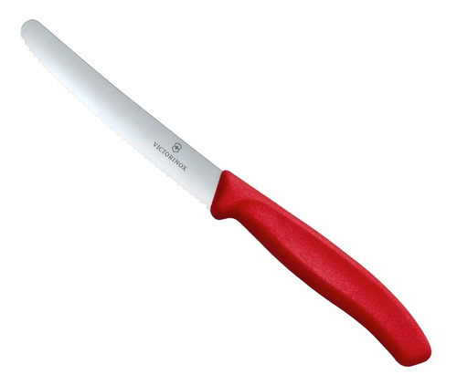Cuchillo Victorinox Swiss Classic Para Verduras Color Rojo