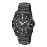 Victorinox Swiss Army Reloj De Mujer Negro Acero Inoxidable