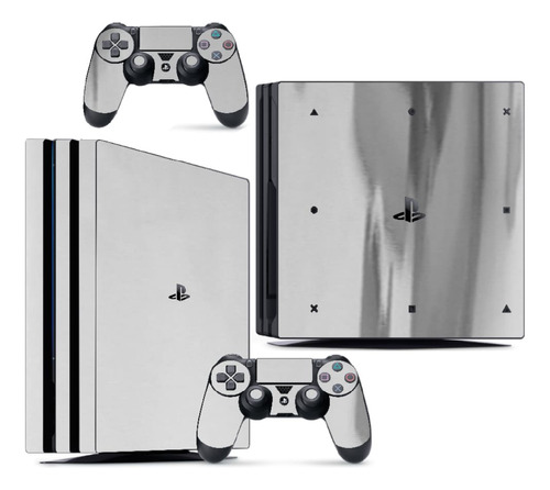 Skin Ps4 Pro Compatível Playstation Cromo